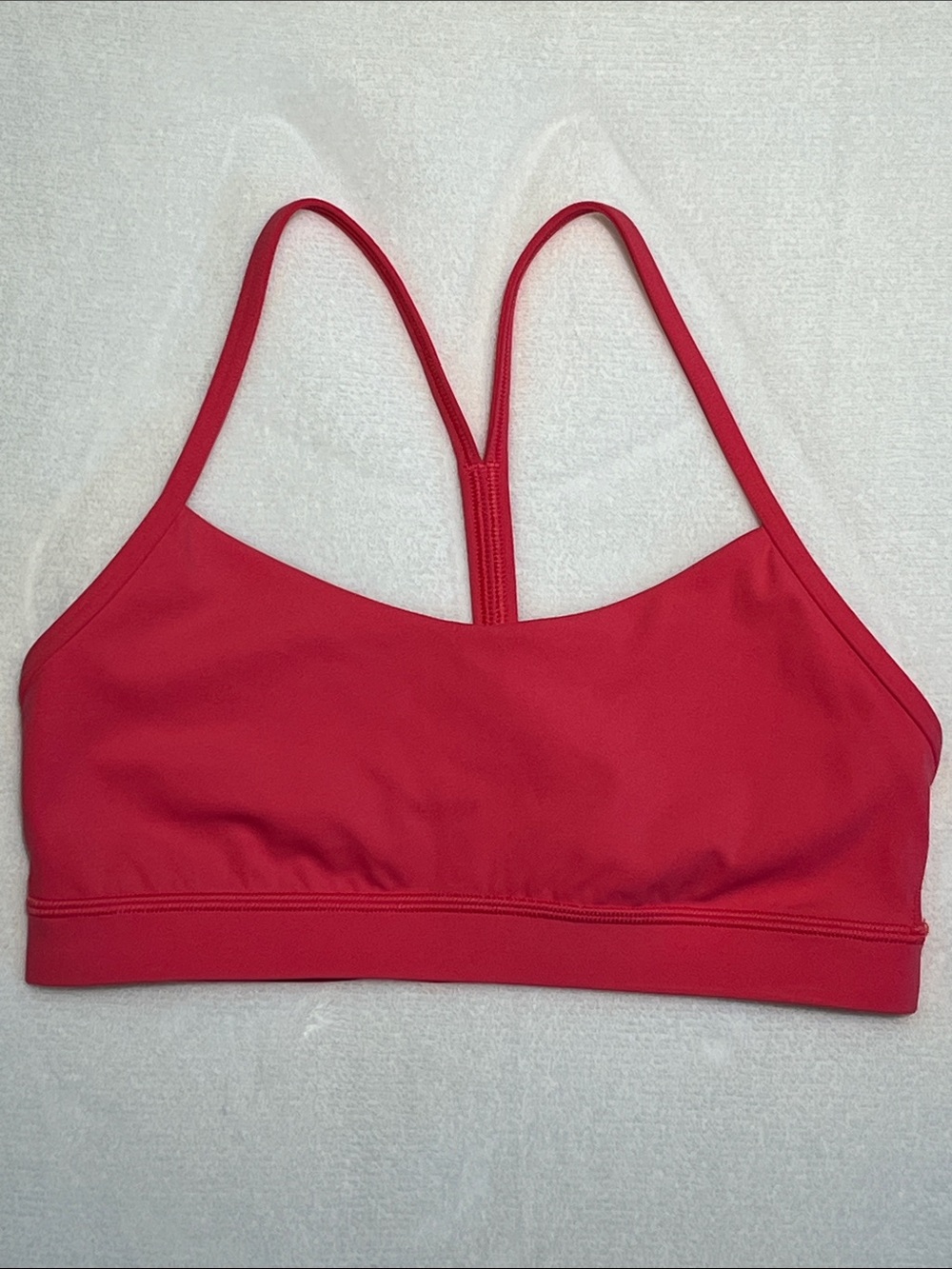 lululemon Flow Y Bra Nulu - Glaze Pink size 8 A-C cup